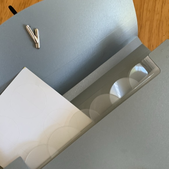 🛑🎁NWT Two Expandable File Folders 13 Pocket Coupon Notecards Organize BTS - Picture 7 of 11